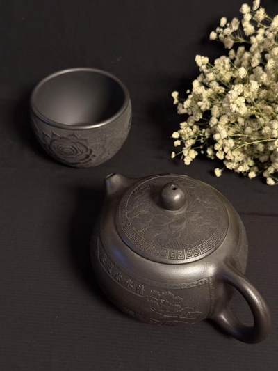 零元拍：原矿紫砂 石黄西施+主人杯（500CC左右） - 零元拍：原矿紫砂 石黄西施+主人杯（500CC左右）