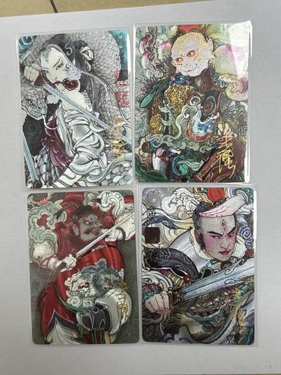 大麦马年第二场 - 启读 李广神话 亲签套 齐天大圣 122/200 白娘子113/200 钟馗133/200 二郎神183/200