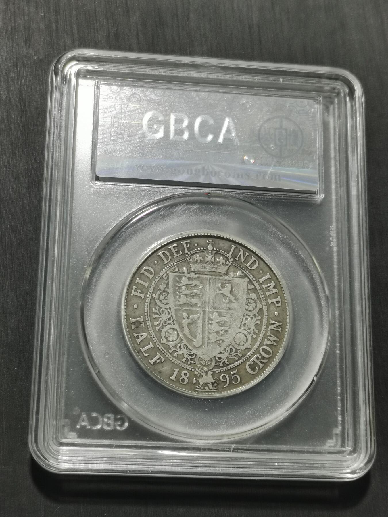 天下钱庄专场欢迎参拍 英国维多利亚披纱半克朗银币