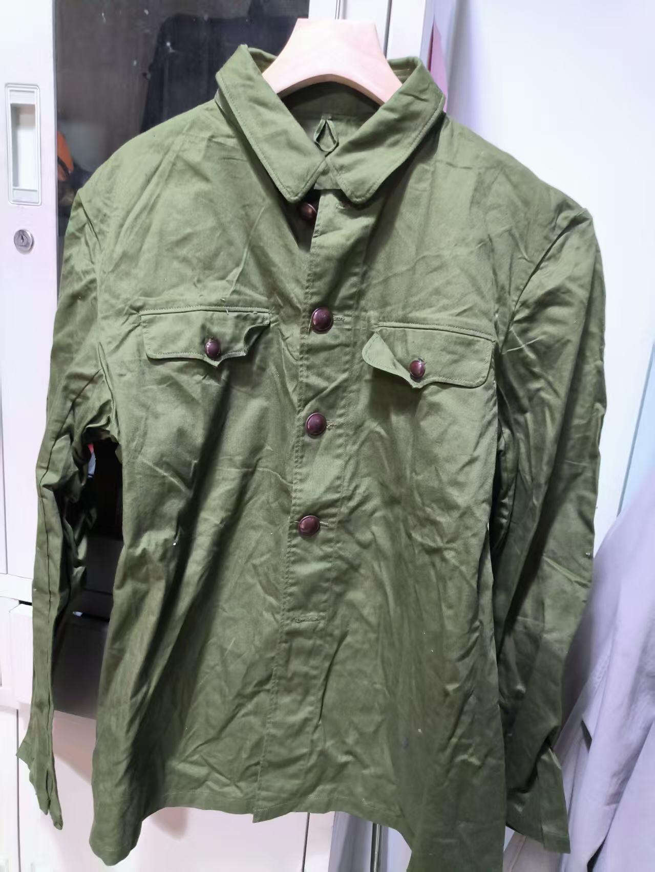 云宸嘉赏-勋臻佳藏四月精品甄选场次（低佣 一元一手） su-M65式棉布上衣 一号尺码 基本全新未下水（棉布褶皱系库存导致 熨烫后可使用）极早期门襟线版本