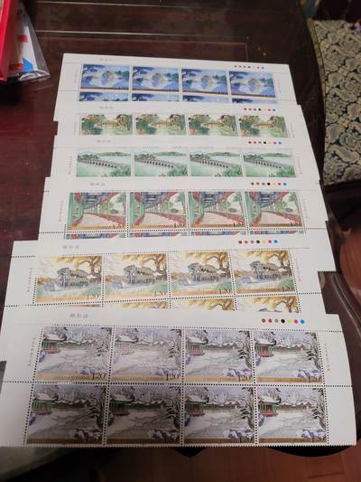 2008-10《颐和园》特种邮票 全套6版大版张（全新绝品） - 2008-10《颐和园》特种邮票 全套6版大版张（全新绝品）