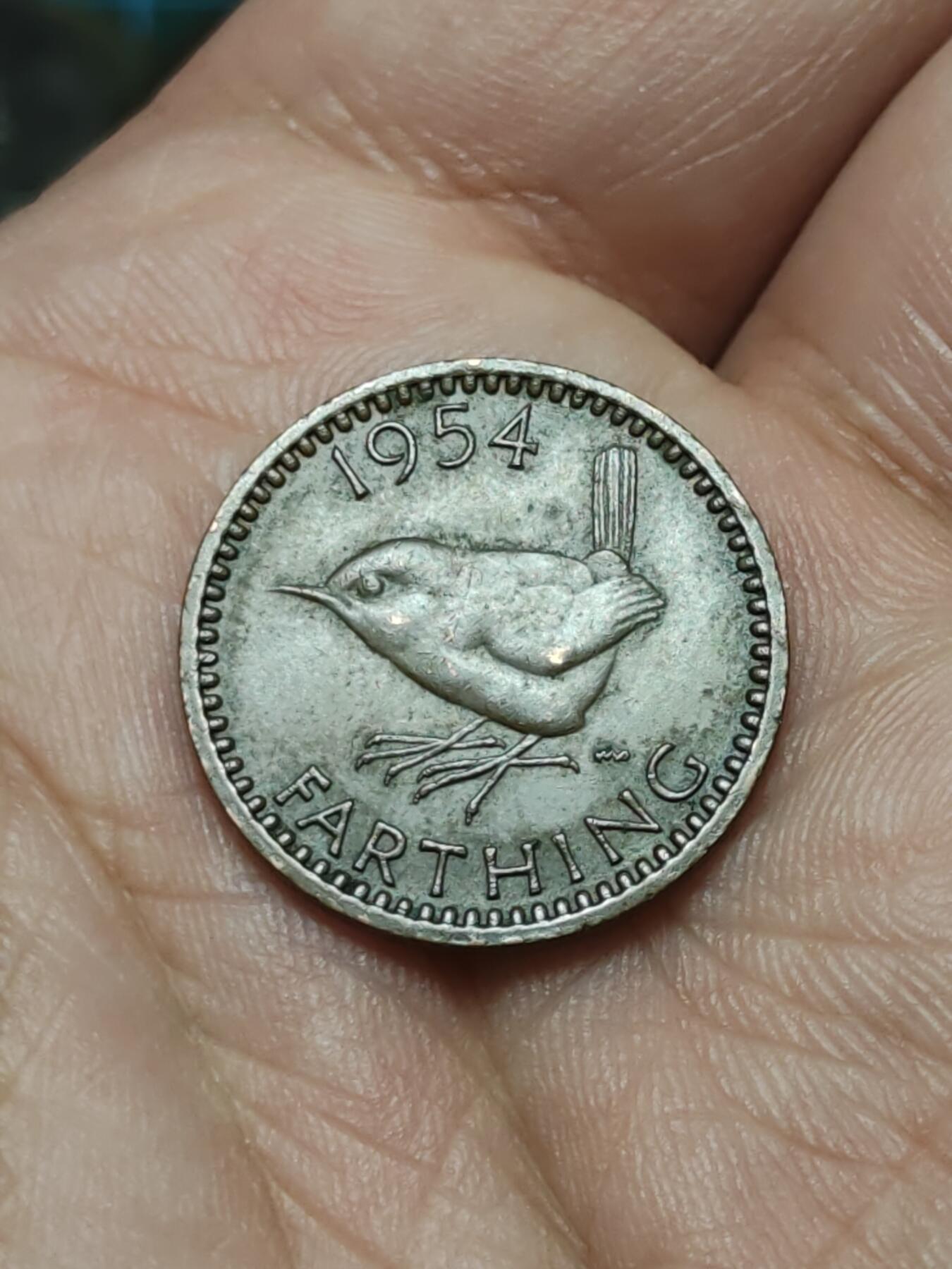 2026年第四十二场(总第二百一十一场）外国好品散币场(佣金3%) 英国🇬🇧1954年1法新(伊丽莎白二世青年带冠，第二版首发年仅发行3年)