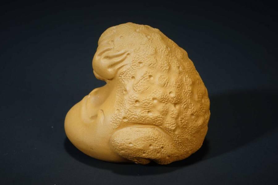 上海都达杂项专场六十九【全场包邮】 紫砂段泥大嘴蟾茶宠摆件96-51