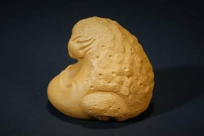 上海都达杂项专场102【全场包邮】  紫砂段泥大嘴蟾茶宠摆件96-51