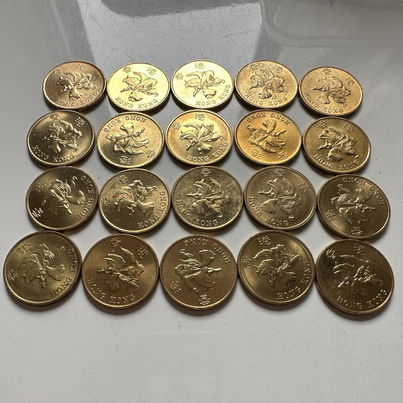 🌹外币初藏🌹🐯2026年第39场   每周二四六晚8️⃣点 苏联泰国纪念币世界钱币 香港紫荆花五毫20枚