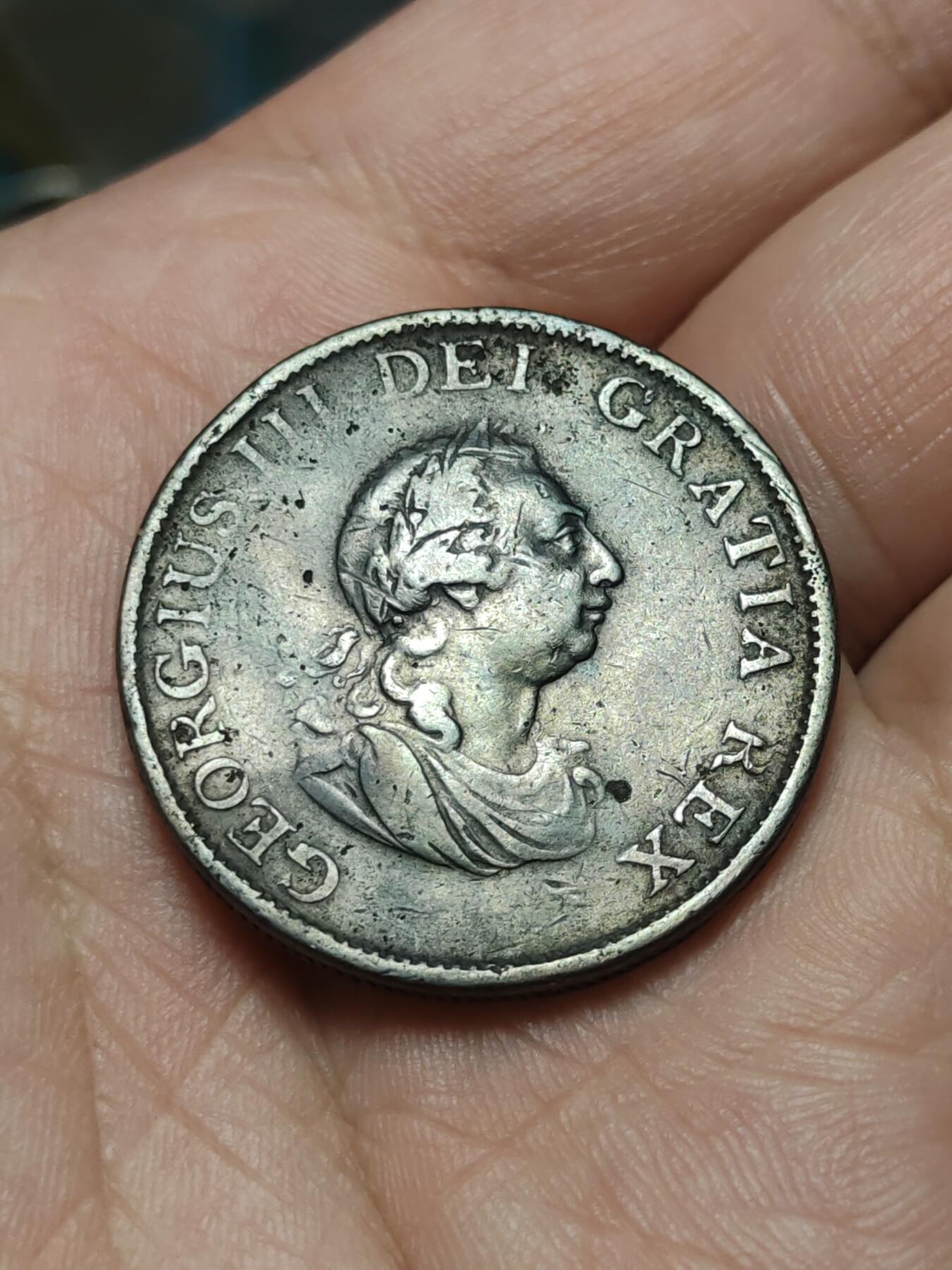 2026年第四十二场(总第二百一十一场）外国好品散币场(佣金3%) 英国🇬🇧1799单年份1/2便士(乔治三世第二版)