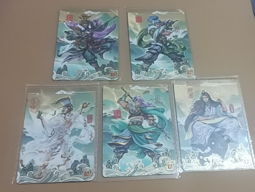 四月九号  小林卡牌 不寄存 卡游三国  山河暮歌 原膜 5张