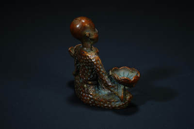 上海都达杂项专场102【全场包邮】  尼泊尔铜佛香插造像96-22