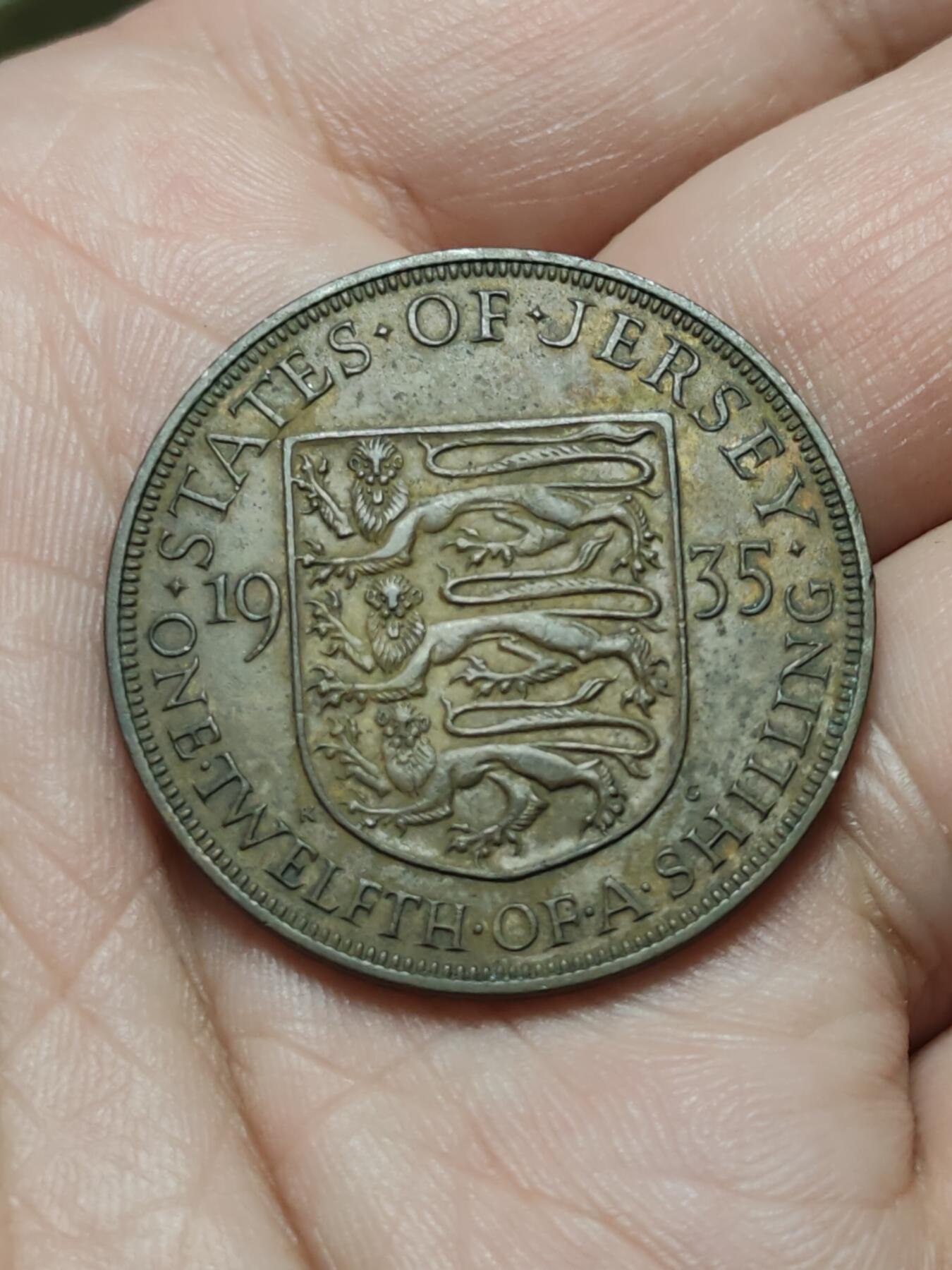 2026年第四十二场(总第二百一十一场）外国好品散币场(佣金3%) 英属泽西岛🇯🇪1935年1/12先令(乔治五世第三版，关门年仅发行3年)