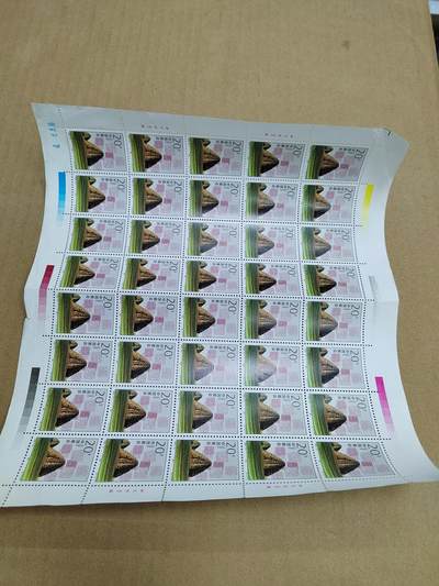 PCAI钱币  8-801 钱币邮票小专场 - 邮票一版，折版