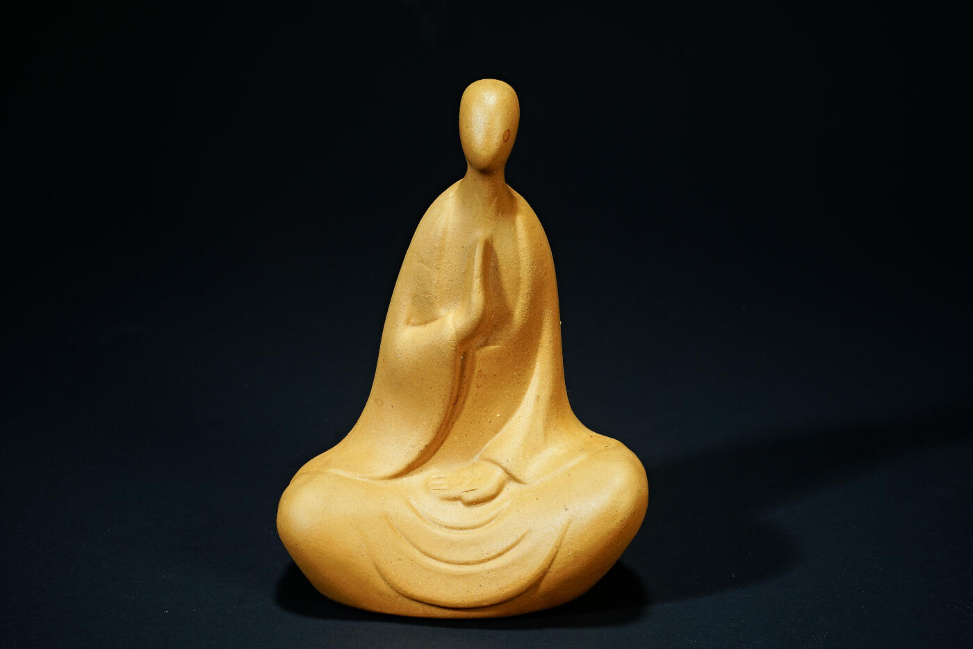 上海都达杂项专场六十九【全场包邮】 紫砂段泥无相佛茶宠摆件96-53