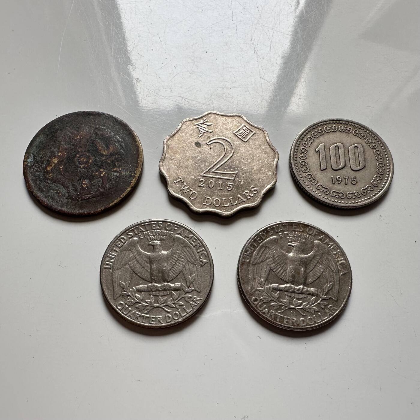 🌹外币初藏🌹🐯2026年第39场   每周二四六晚8️⃣点 苏联泰国纪念币世界钱币 散币5枚