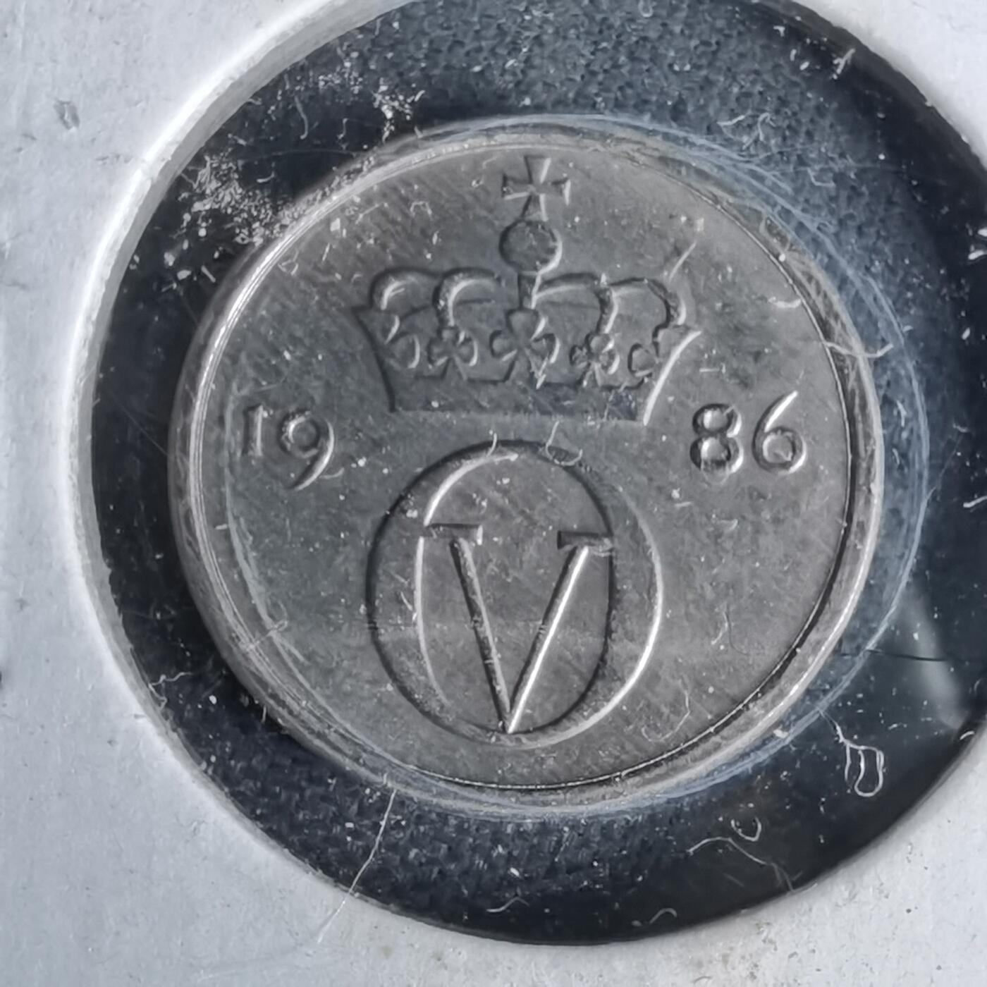 沼泽如烟--第1044场 挪威1986年10欧尔