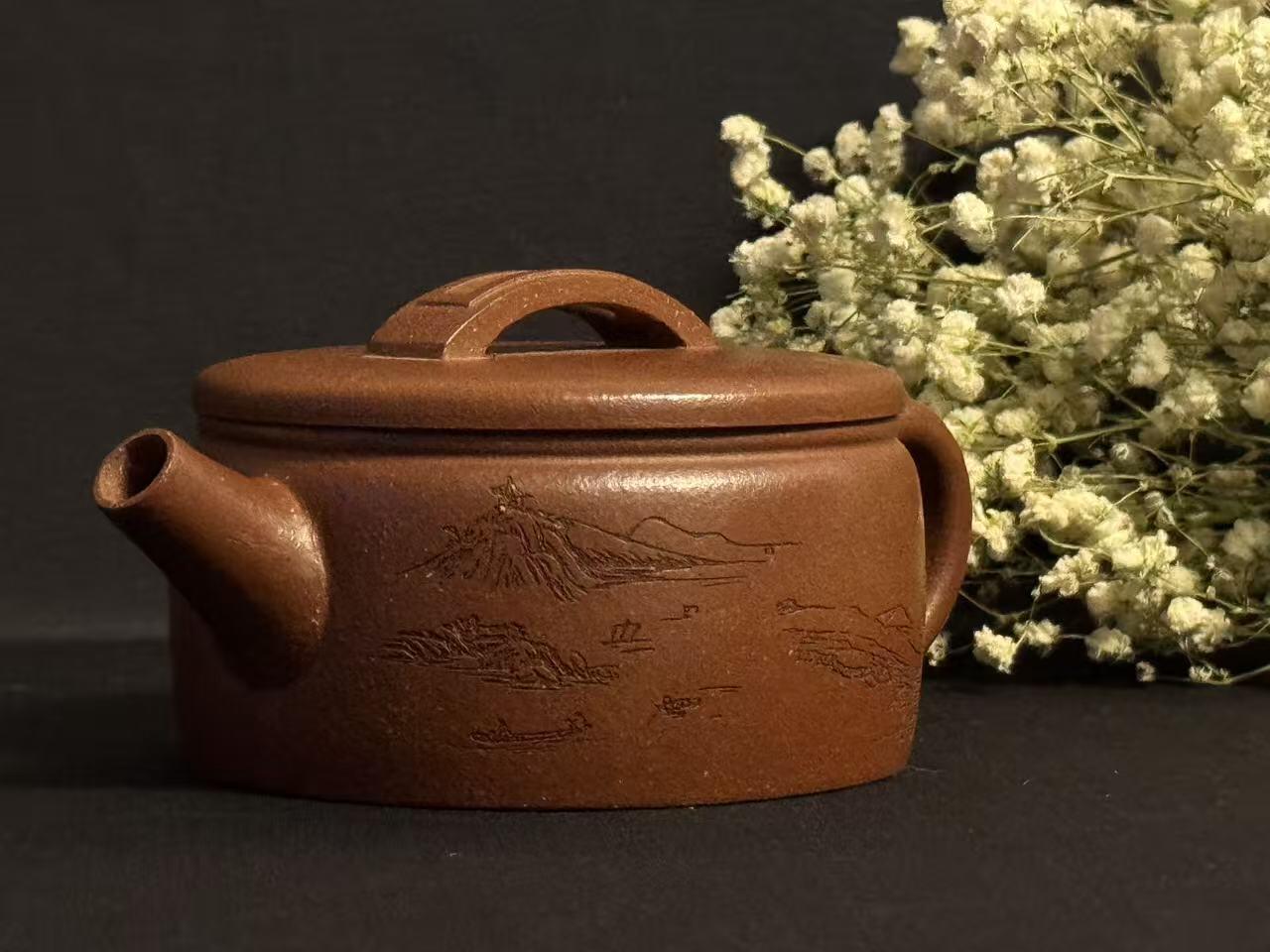 零元拍：原矿紫砂 蒋坡泥汉瓦（200CC左右）