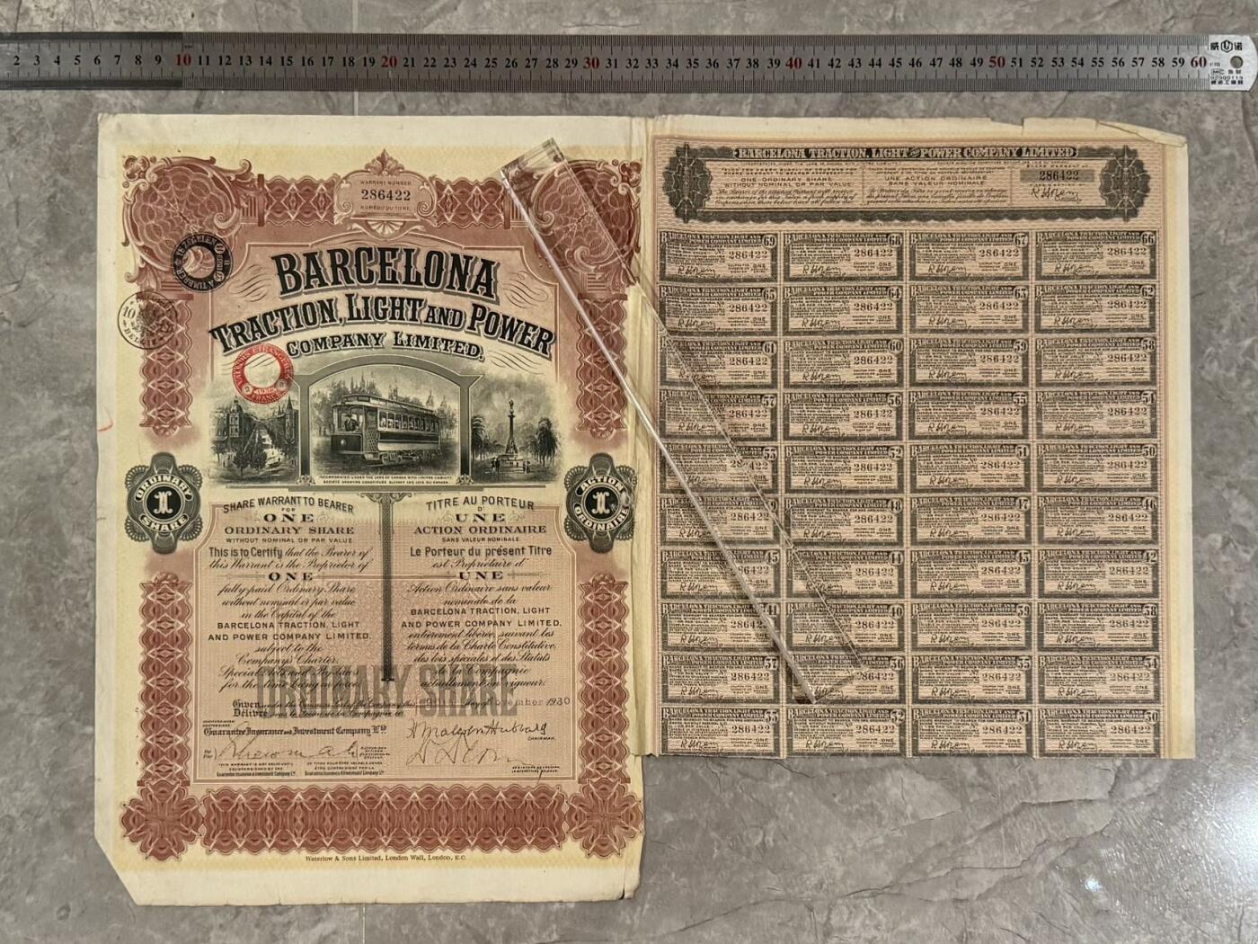 上世纪初国外股票金融票证限时拍，全场包邮0佣金，第260409期