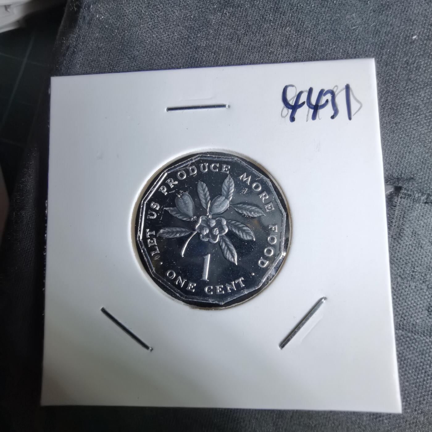 沼泽如烟--第1044场 牙买加1976年1分精制币