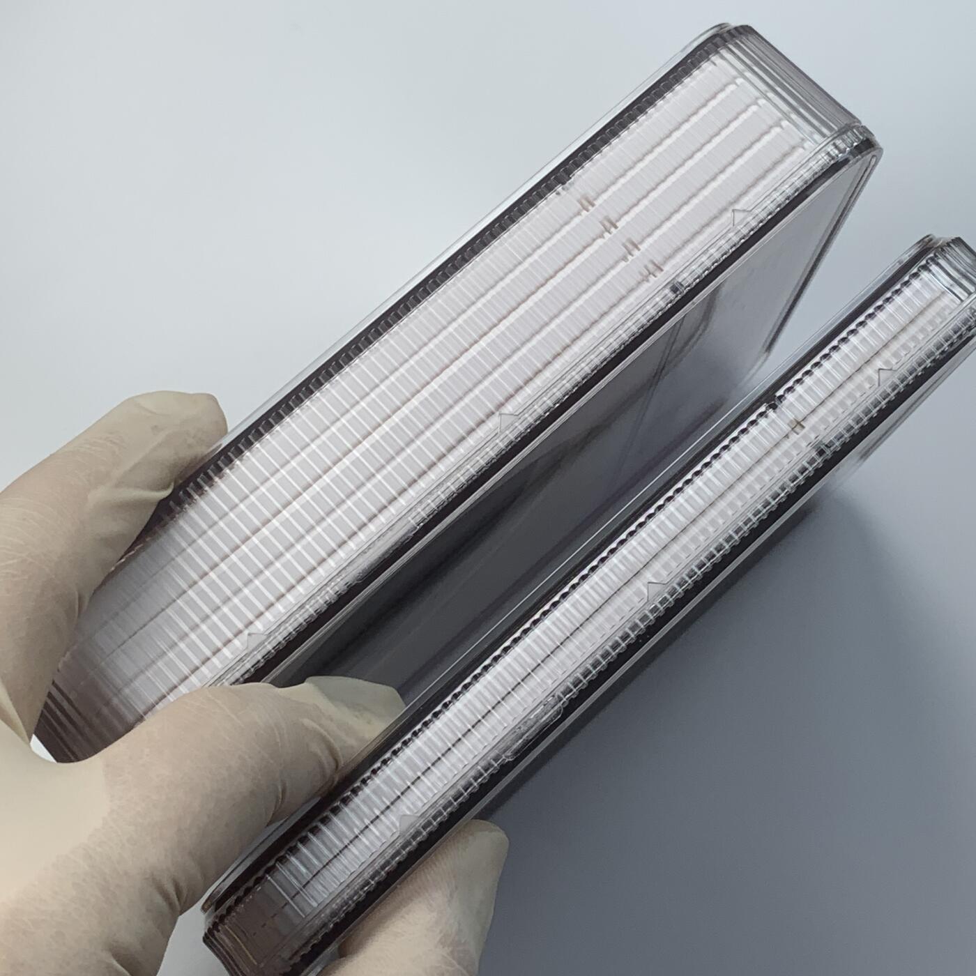 掌中浮雕-藏着的欧洲第057场 NGC MS62 : 1918年一战比属刚果纪念铜章，88mm，超级加厚盒子，连盒共重904.6克 ,（末图与普通加大盒子对比图）