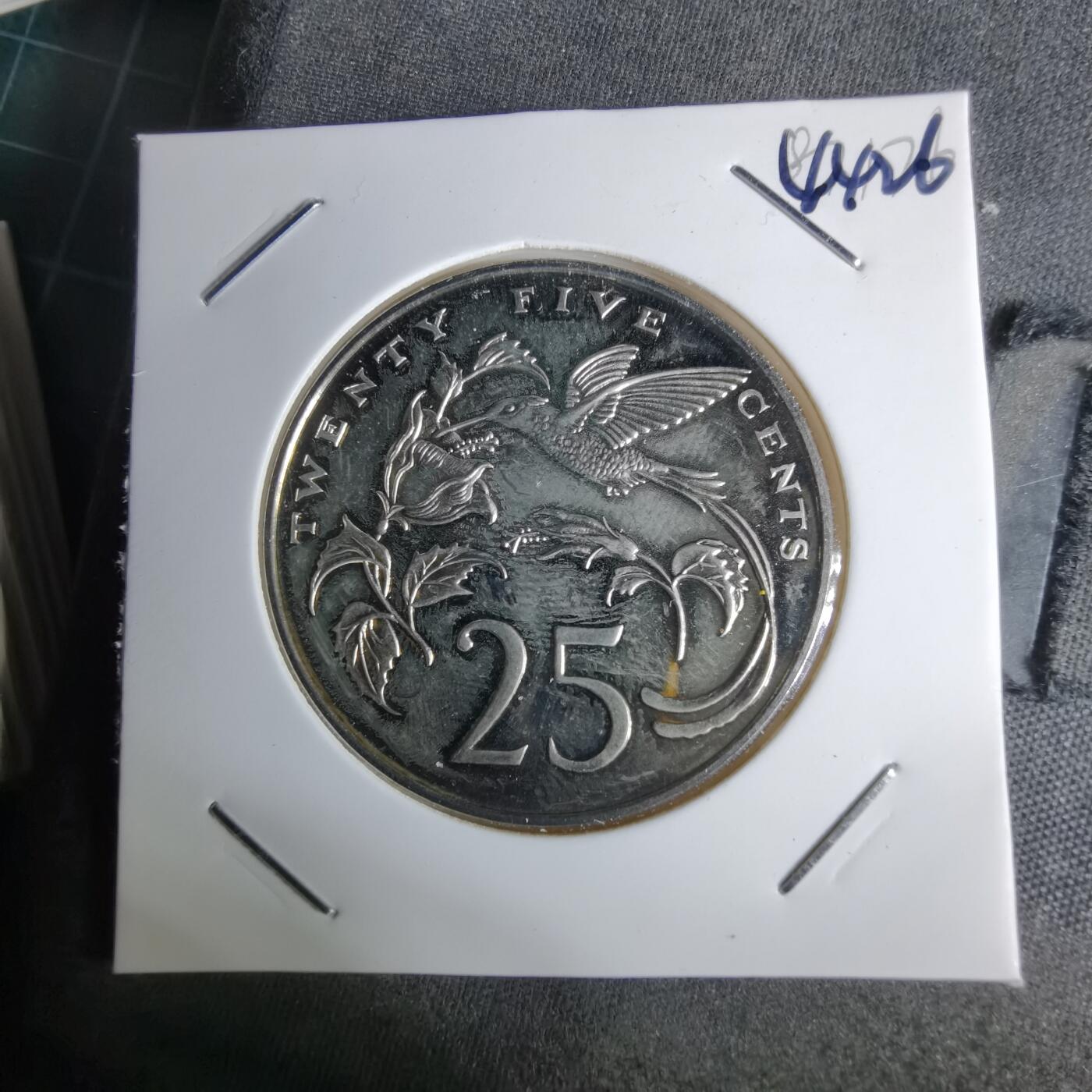 沼泽如烟--第1044场 牙买加1976年25分精制币