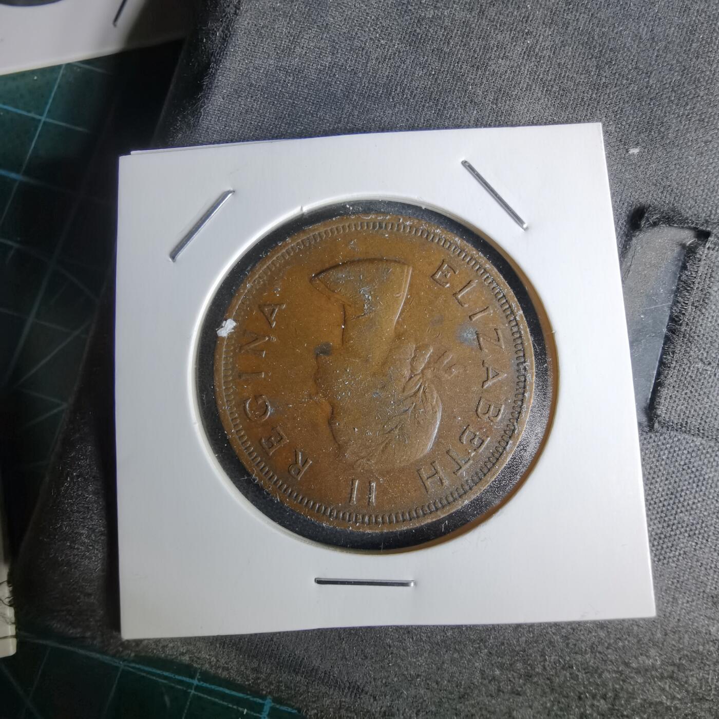 沼泽如烟--第1044场 南非1956年1便士