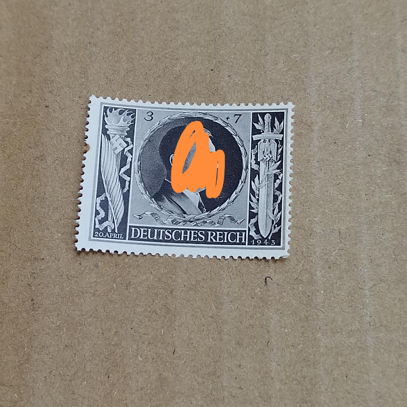 PCAI钱币  8-801 钱币邮票小专场 德国二战邮票