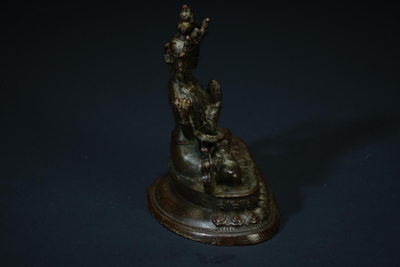 上海都达杂项专场六十九【全场包邮】 尼泊尔铜四臂观音造像96-23