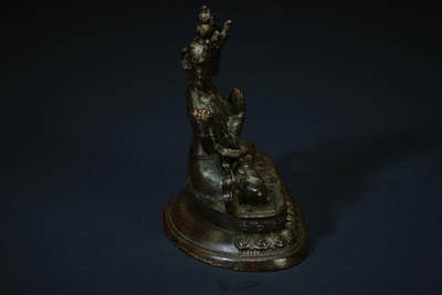 上海都达杂项专场102【全场包邮】  尼泊尔铜四臂观音造像96-23