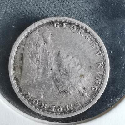 沼泽如烟--第1044场 - 英属印度1917年2安娜银币