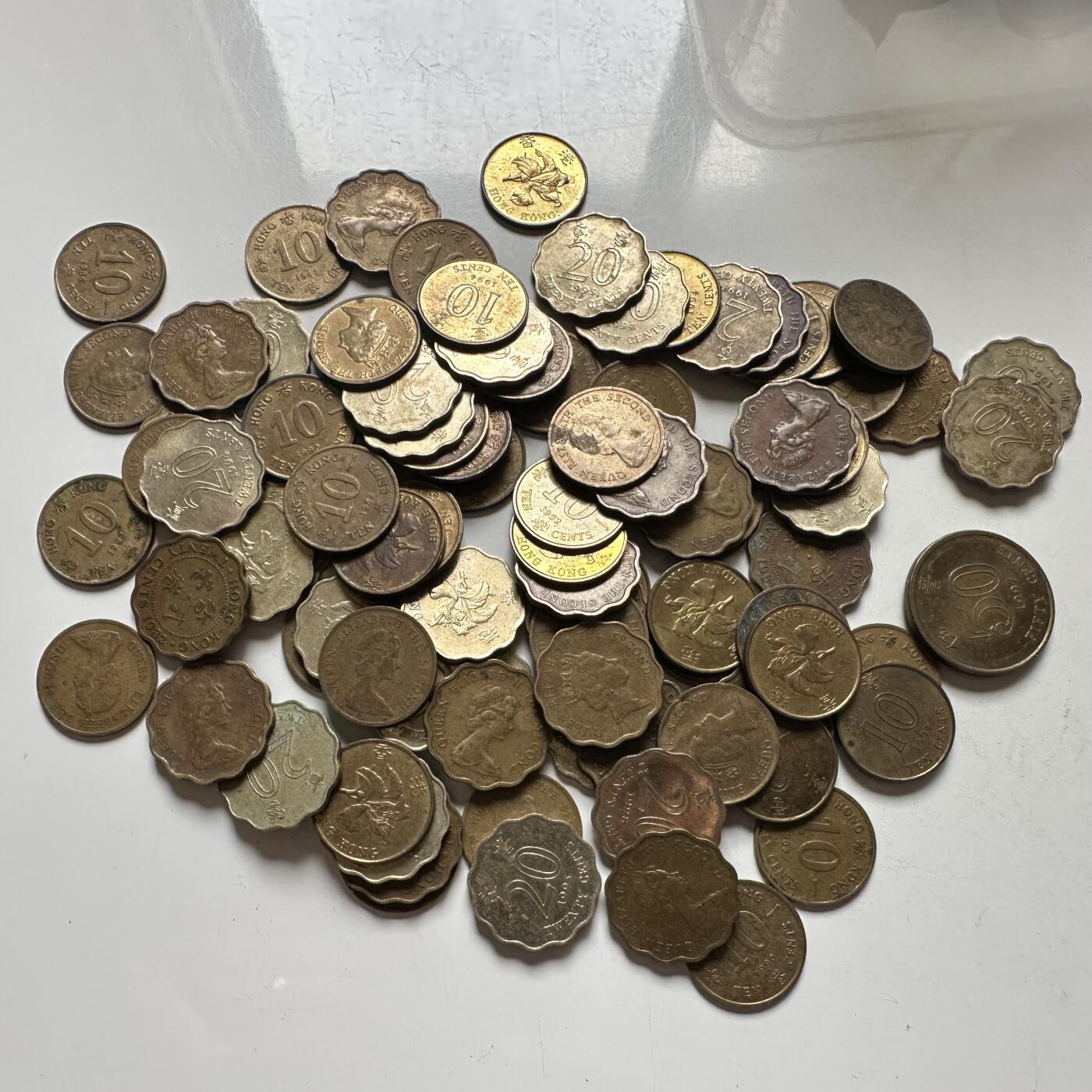 🌹外币初藏🌹🐯2026年第39场   每周二四六晚8️⃣点 苏联泰国纪念币世界钱币 香港一毫 贰毫 混合200克