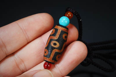 上海都达杂项专场102【全场包邮】  九眼玛瑙天珠96-56