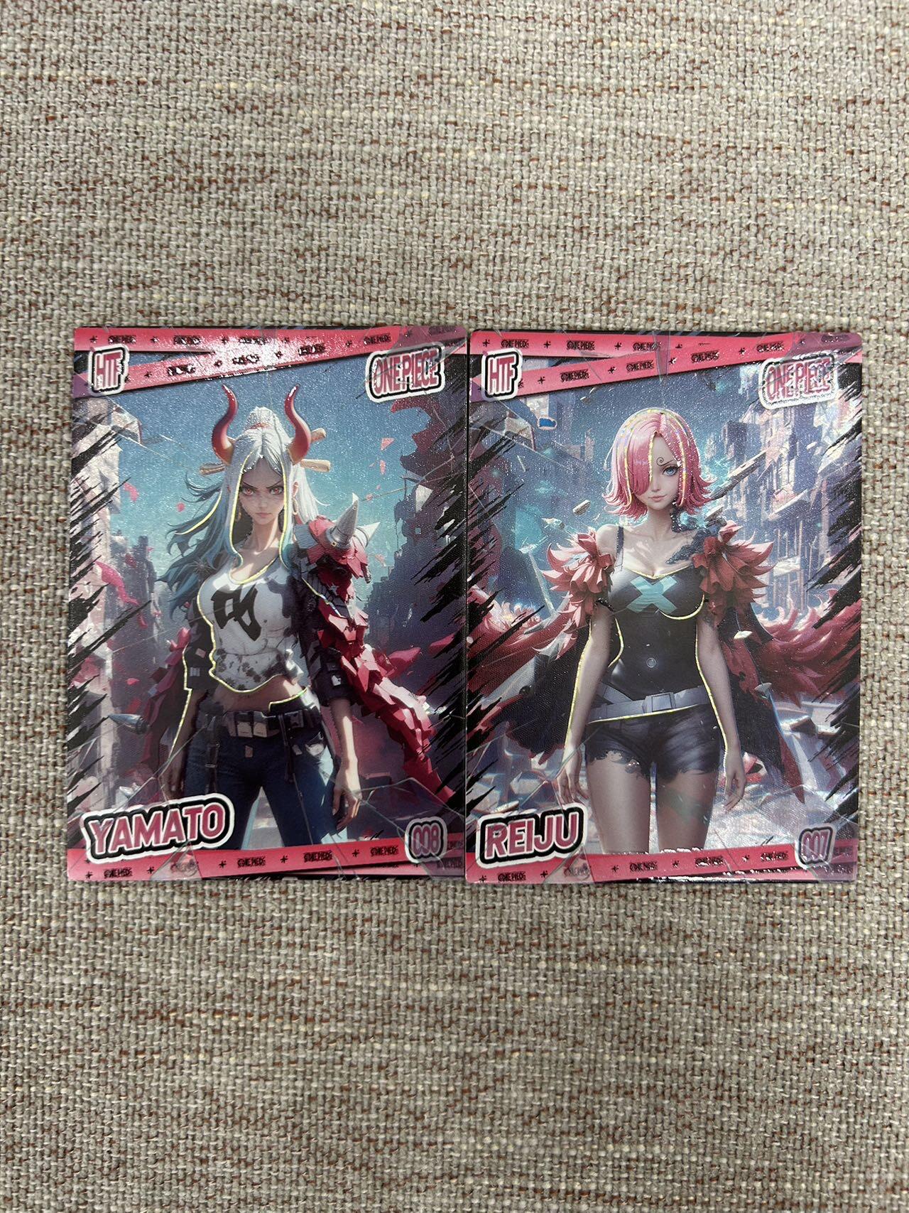 喜灰玩卡拍卖第七期，接拍品0佣金，欢迎送拍，释放现金流，让自己有资金可以购买更多喜欢的卡牌，让别的卡友能淘到更多心仪的卡牌 海贼王卡牌一组74张（QR 9张、HTF 2张 、MVR 9张、SSR 19张、SR35张）