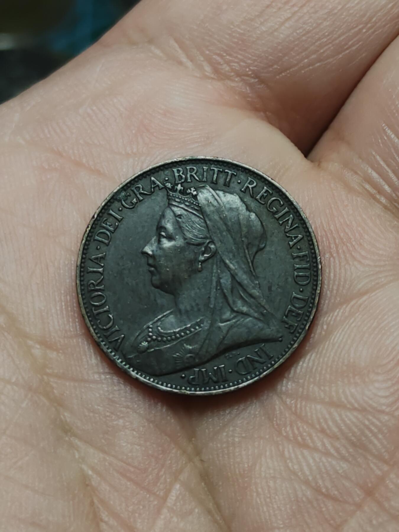 2026年第四十二场(总第二百一十一场）外国好品散币场(佣金3%) 好品–英国🇬🇧1896年1法新(维多利亚女王老年披纱第一版)