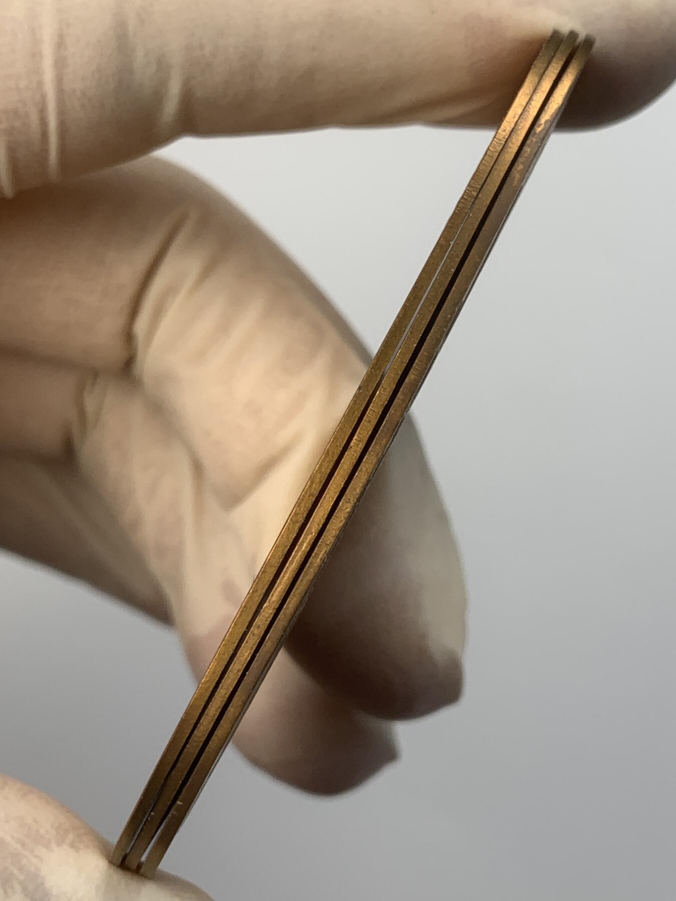 掌中浮雕-藏着的欧洲第057场 日本仿古小判铜章三枚（沼津、原、金谷）一组，40*73mm