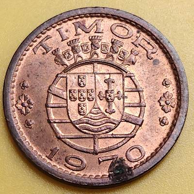 布加迪🐬～世界钱币(上海)🌾第 288 期 /  各国套币和散币 - 葡属帝汶 1970年 50分