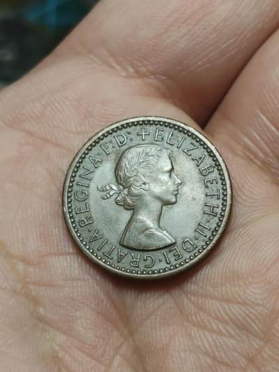 2026年第四十二场(总第二百一十一场）外国好品散币场(佣金3%) - 英国🇬🇧1954年1法新(伊丽莎白二世青年带冠，第二版首发年仅发行3年)