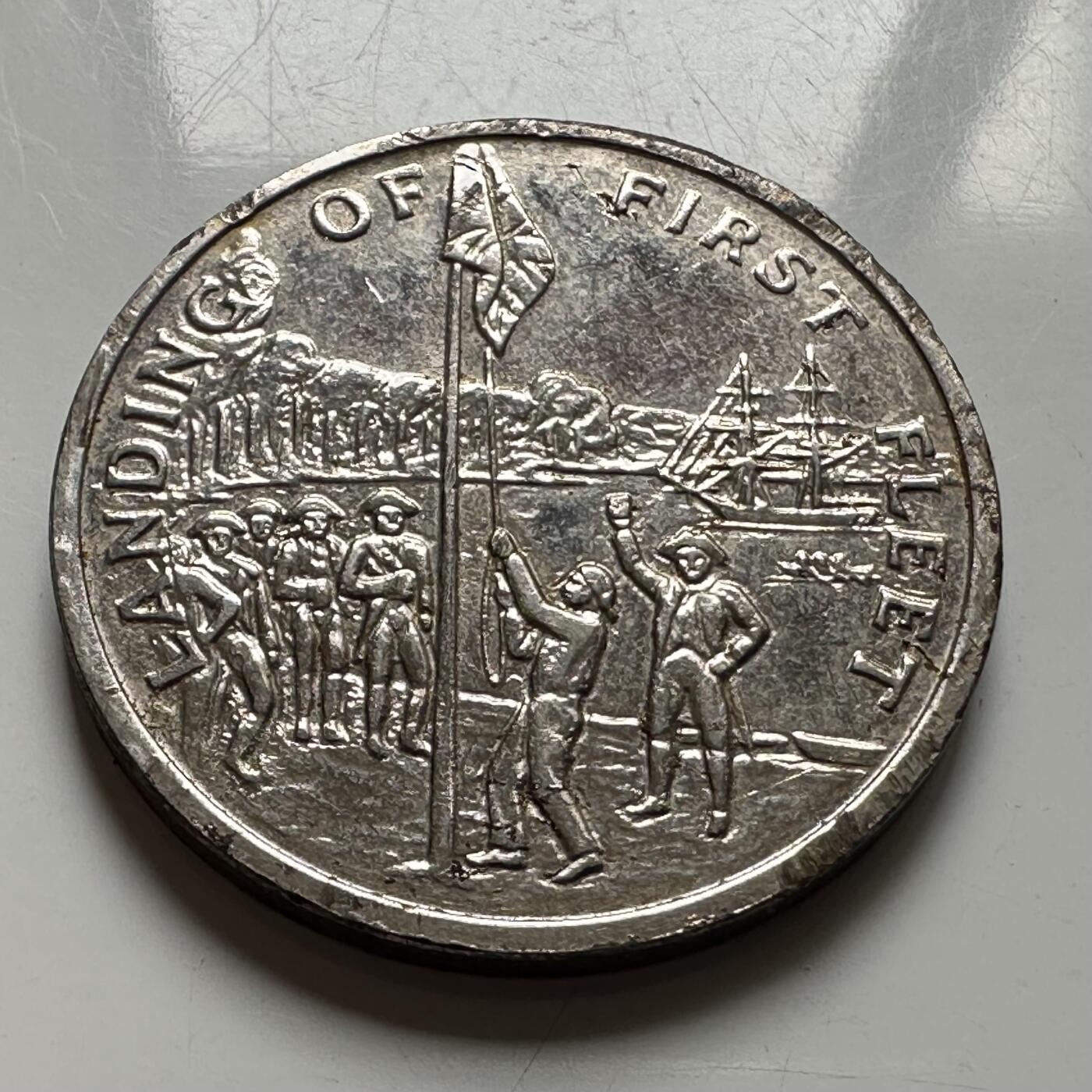 🌹外币初藏🌹🐯2026年第39场   每周二四六晚8️⃣点 苏联泰国纪念币世界钱币 澳大利亚1988年建国200周年（第一舰队登陆）纪念章