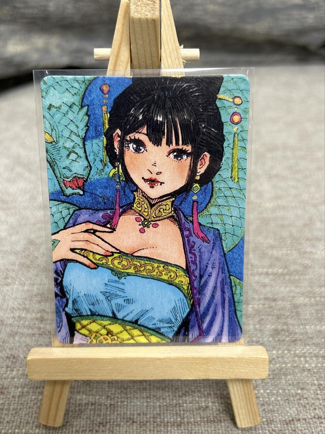 喜灰玩卡拍卖第七期，接拍品0佣金，欢迎送拍，释放现金流，让自己有资金可以购买更多喜欢的卡牌，让别的卡友能淘到更多心仪的卡牌 小花瓣艺术文创 乙巳蛇 青蛇 普卡