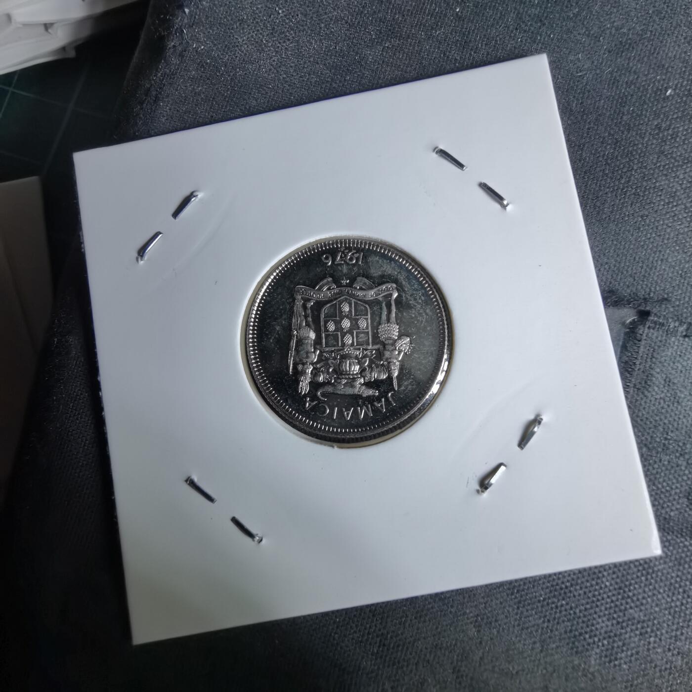 沼泽如烟--第1044场 牙买加1976年5分精制币