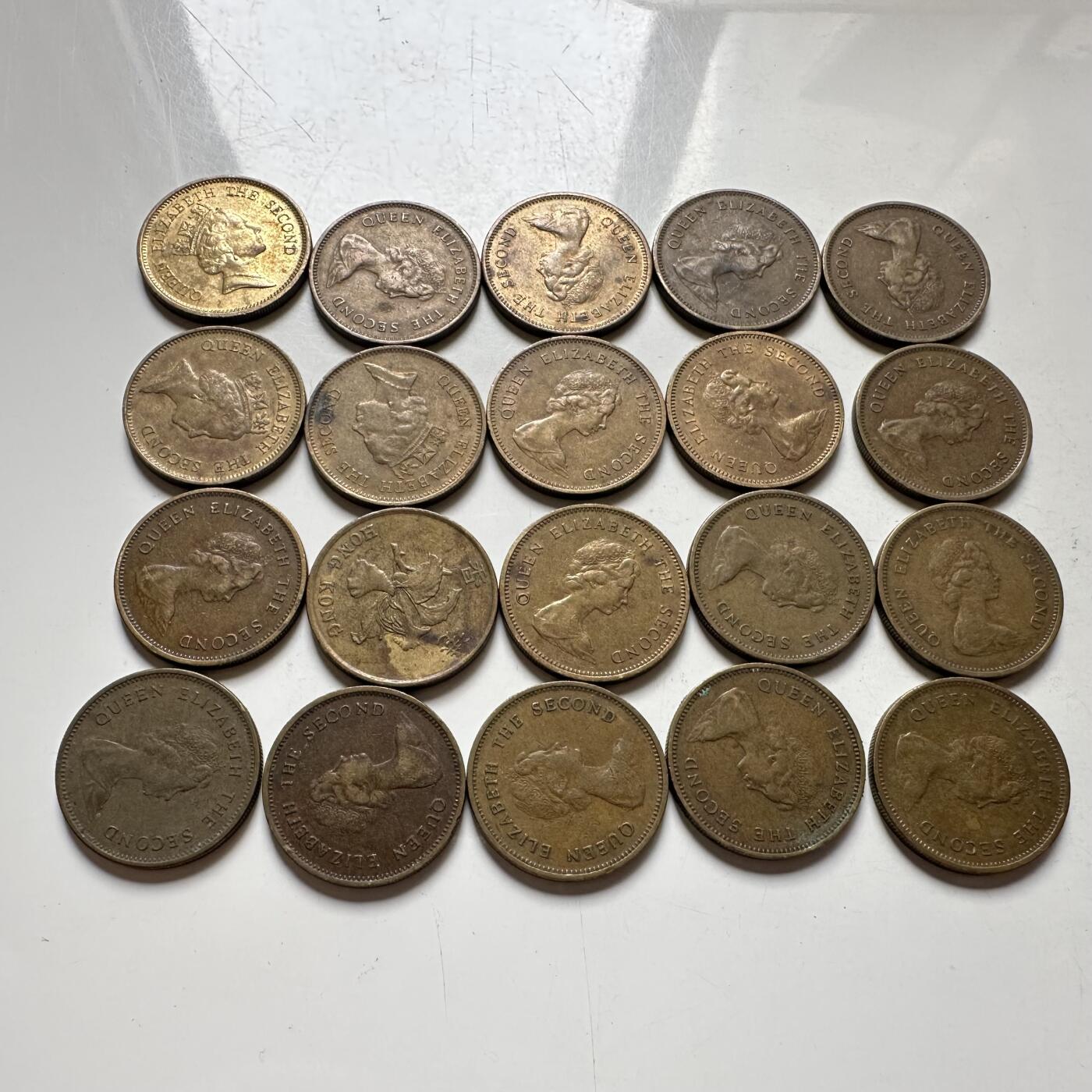 🌹外币初藏🌹🐯2026年第39场   每周二四六晚8️⃣点 苏联泰国纪念币世界钱币 香港女王五毫20枚