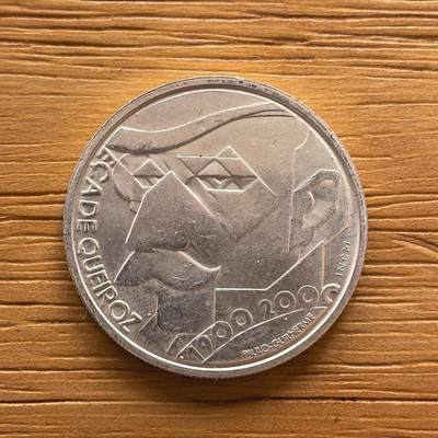 道一币馆币章第一百七十三场 - 葡萄牙2000年作家埃萨.德凯罗斯逝世l 00周年500埃斯库多银币   14g 500s