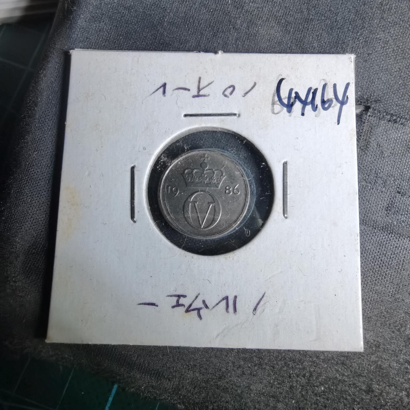 沼泽如烟--第1044场 挪威1986年10欧尔