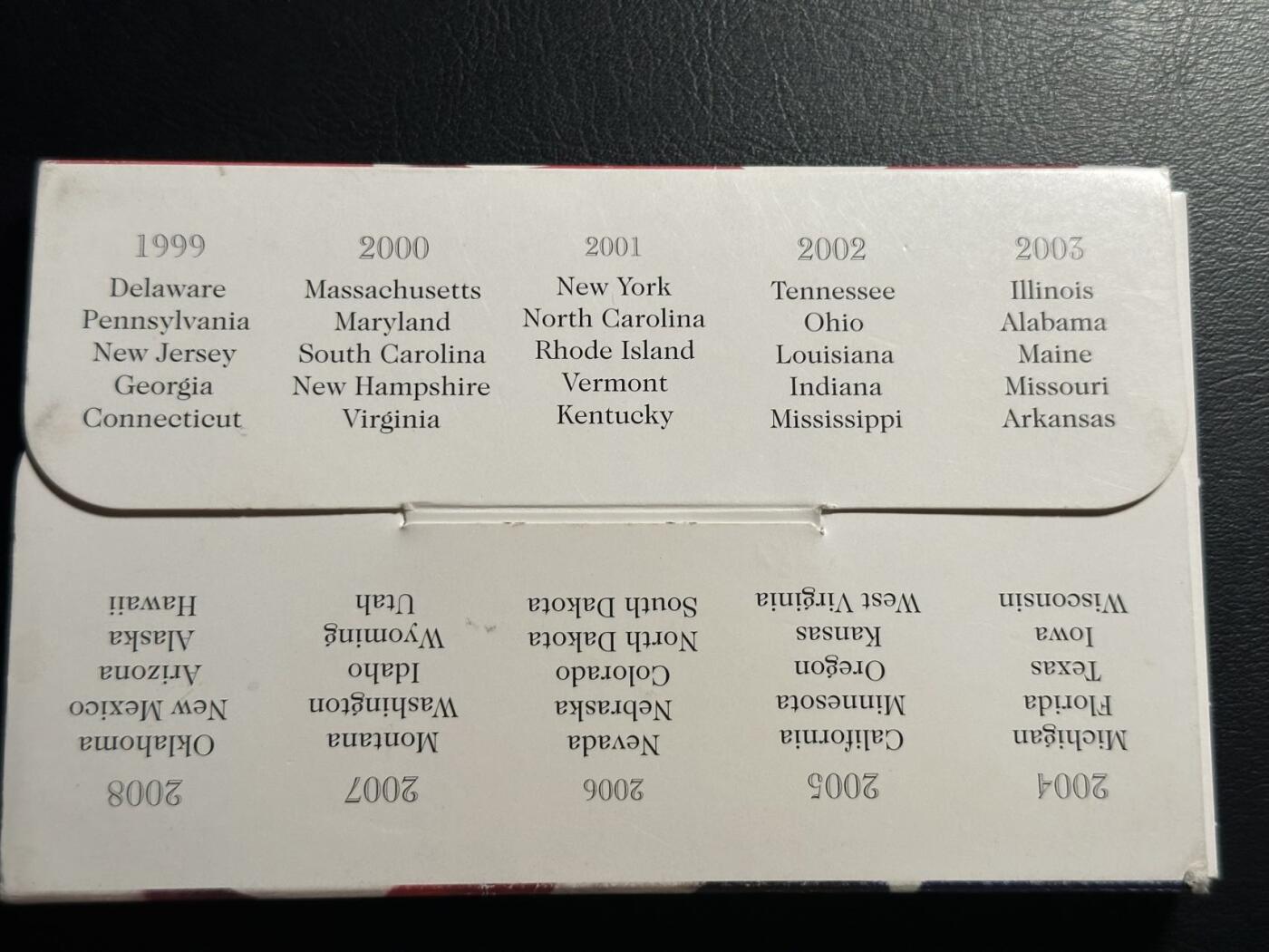 丙午马年四月第二场 。本期更新各类稀有品种 原光品质2000千禧年美国州币纪念币。有帧装册。