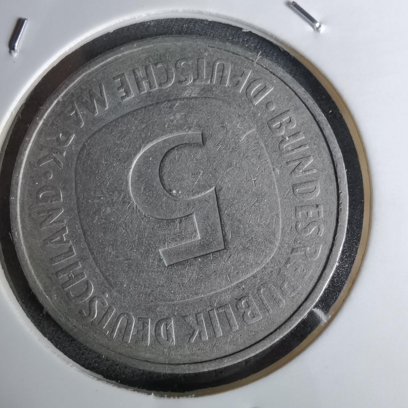 沼泽如烟--第1044场 德国1975年5马克