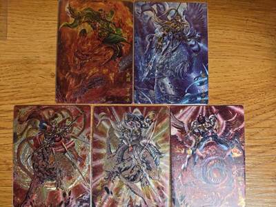 阳大大卡牌拍卖第109期（持续收拍品，周五晚上九点截拍，进群福利早知道） - 【五虎套】卡德曼 武韵红颜（五虎上将）大西几 三国五虎一套5张