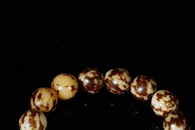 上海都达杂项专场102【全场包邮】  天然虎斑菩提手串96-183