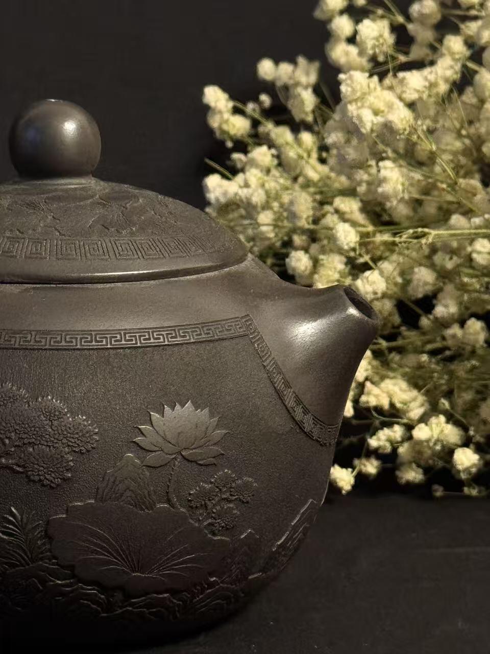 零元拍：原矿紫砂 石黄西施+主人杯（500CC左右）