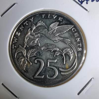 沼泽如烟--第1044场 - 牙买加1976年25分精制币