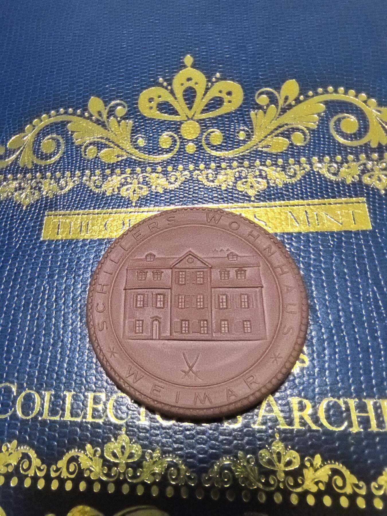 长老汇马年精选第十六场拍卖 德国席勒故居陶土币，21.4克，50MM