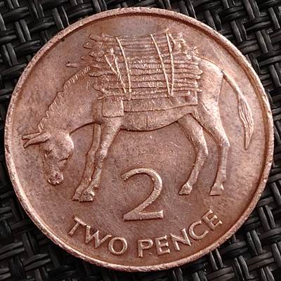 布加迪🐬～世界钱币(上海)🌾第 288 期 /  各国套币和散币 - 圣海伦娜亚森松 1984年 2便士