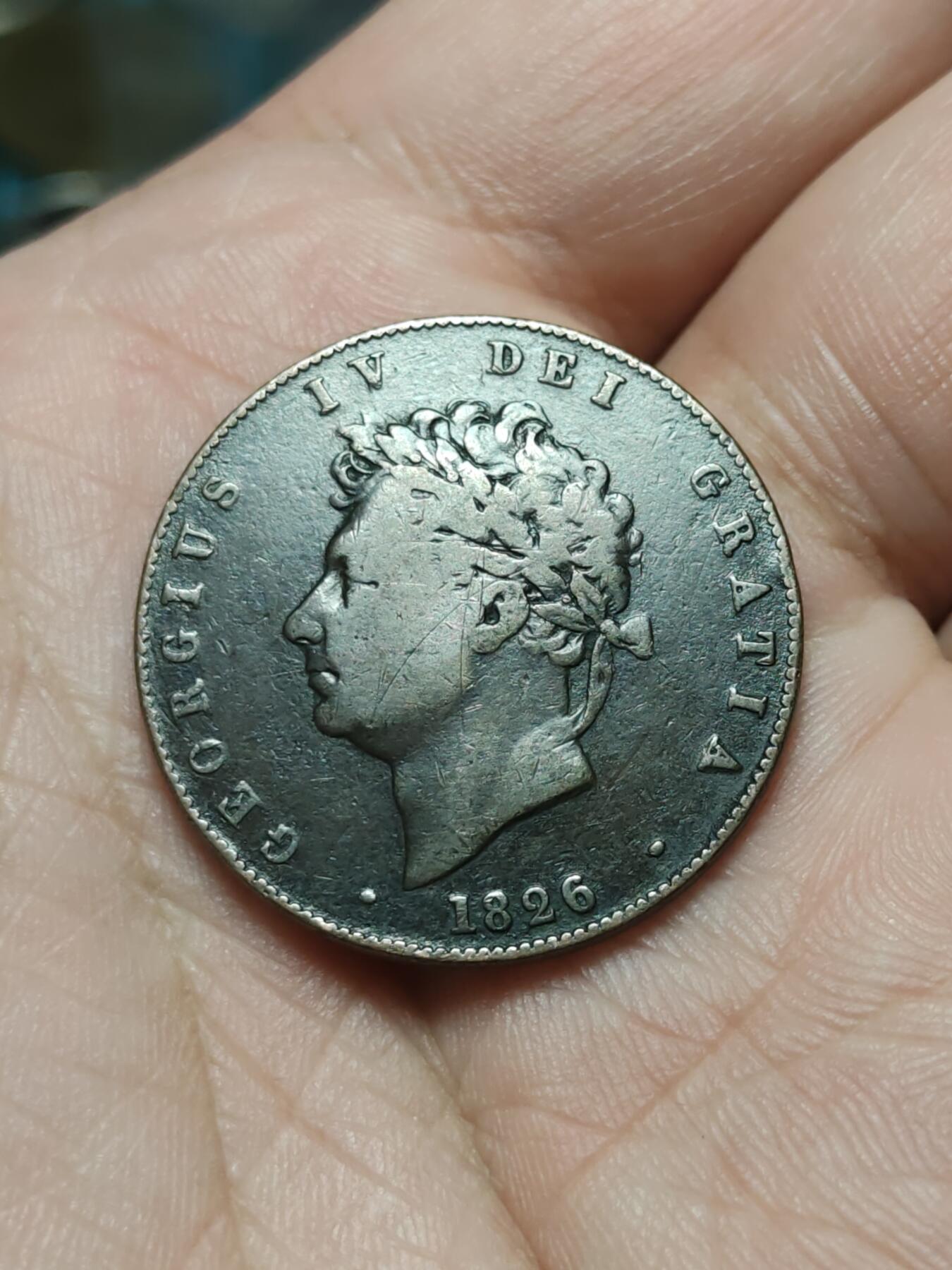 2026年第四十二场(总第二百一十一场）外国好品散币场(佣金3%) 少见–英国🇬🇧1826年1/2便士(乔治四世时期，仅发行3年)