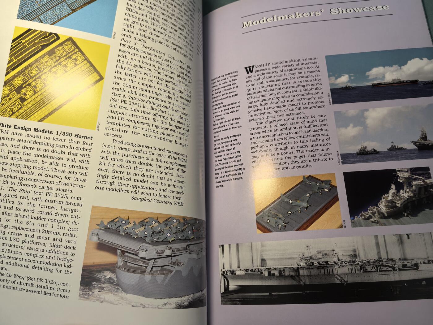 盛世勋华——号角文化勋章邮票专场拍卖第313期 军模型制作指南 ShipCraft系列 美国约克城级航空母舰